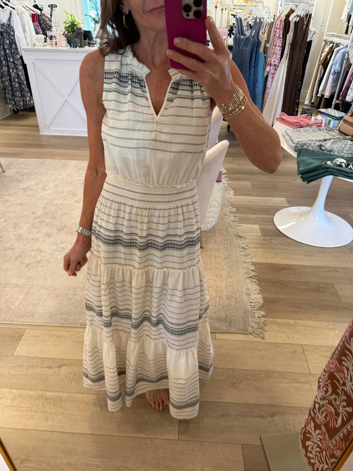 Dylan - Andrea Maxi Stripe Dress