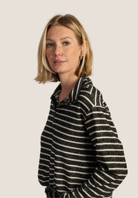 Dylan - Brix Striped Quarter Zip Pullover