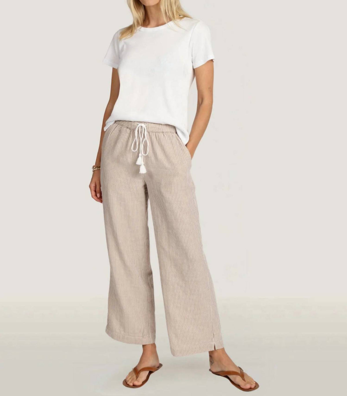 Dylan - Driftwood Cropped Pant