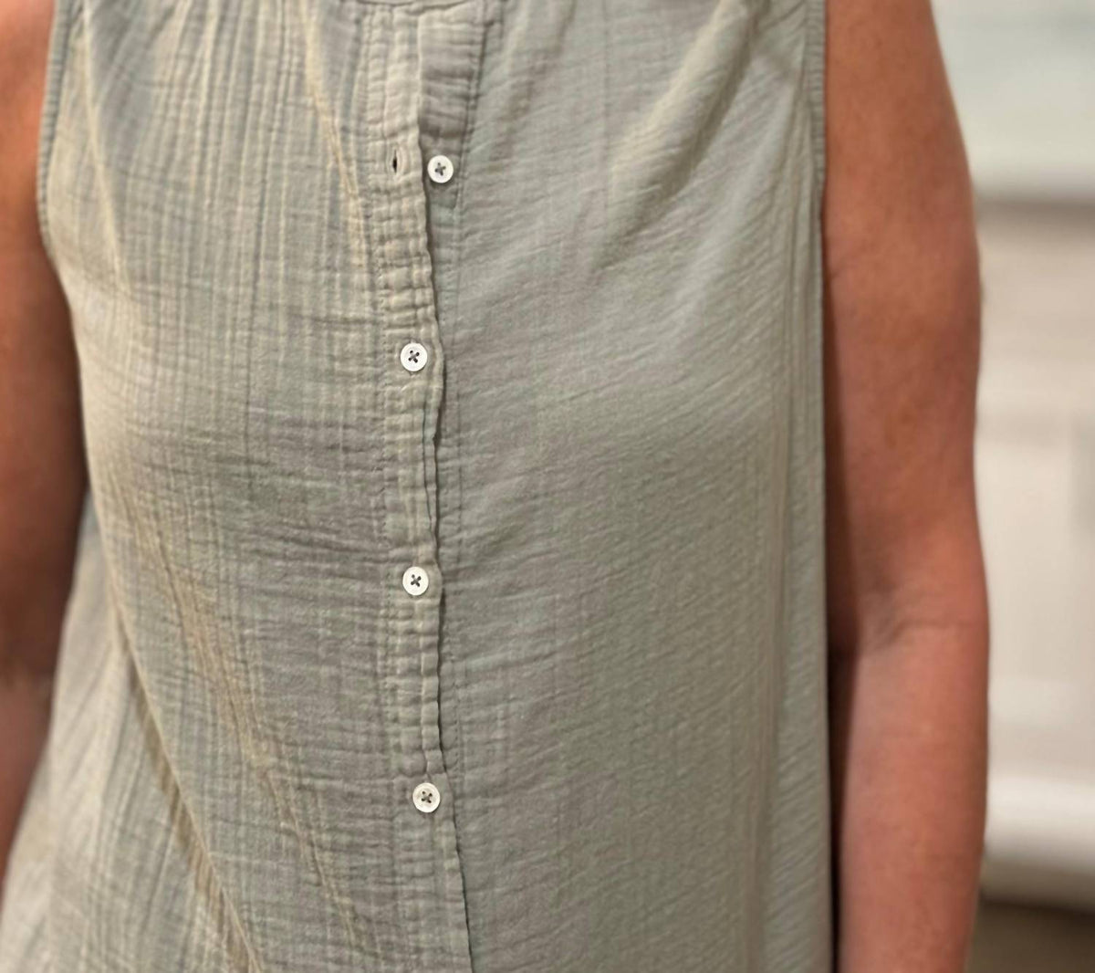 Dylan - Gauze Sleeveless Top