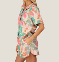 Dylan - Kendal Pattern Short - beige - clothing - cotton