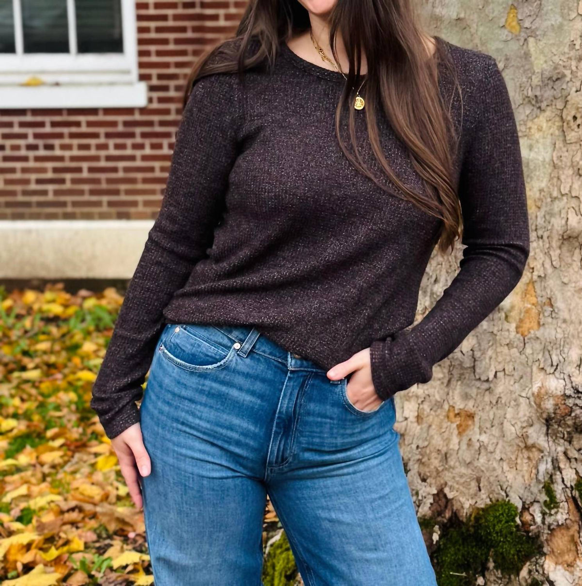 Dylan - Long Sleeve Classic Crew Top
