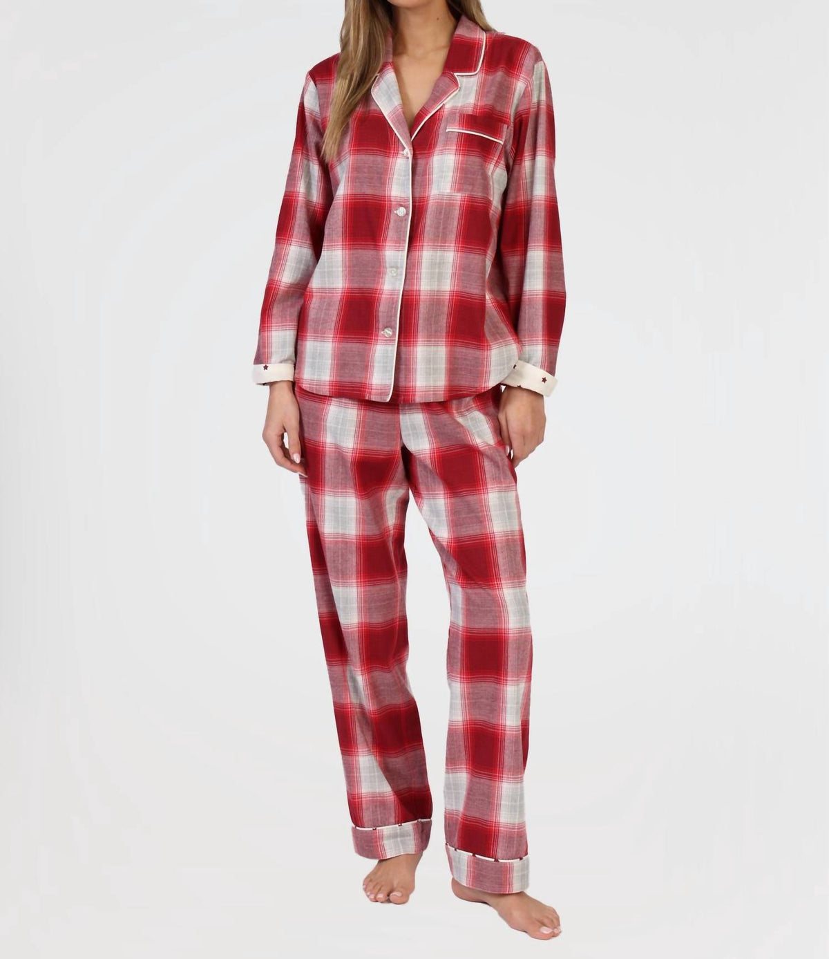 Dylan - Plaid Pajama Set
