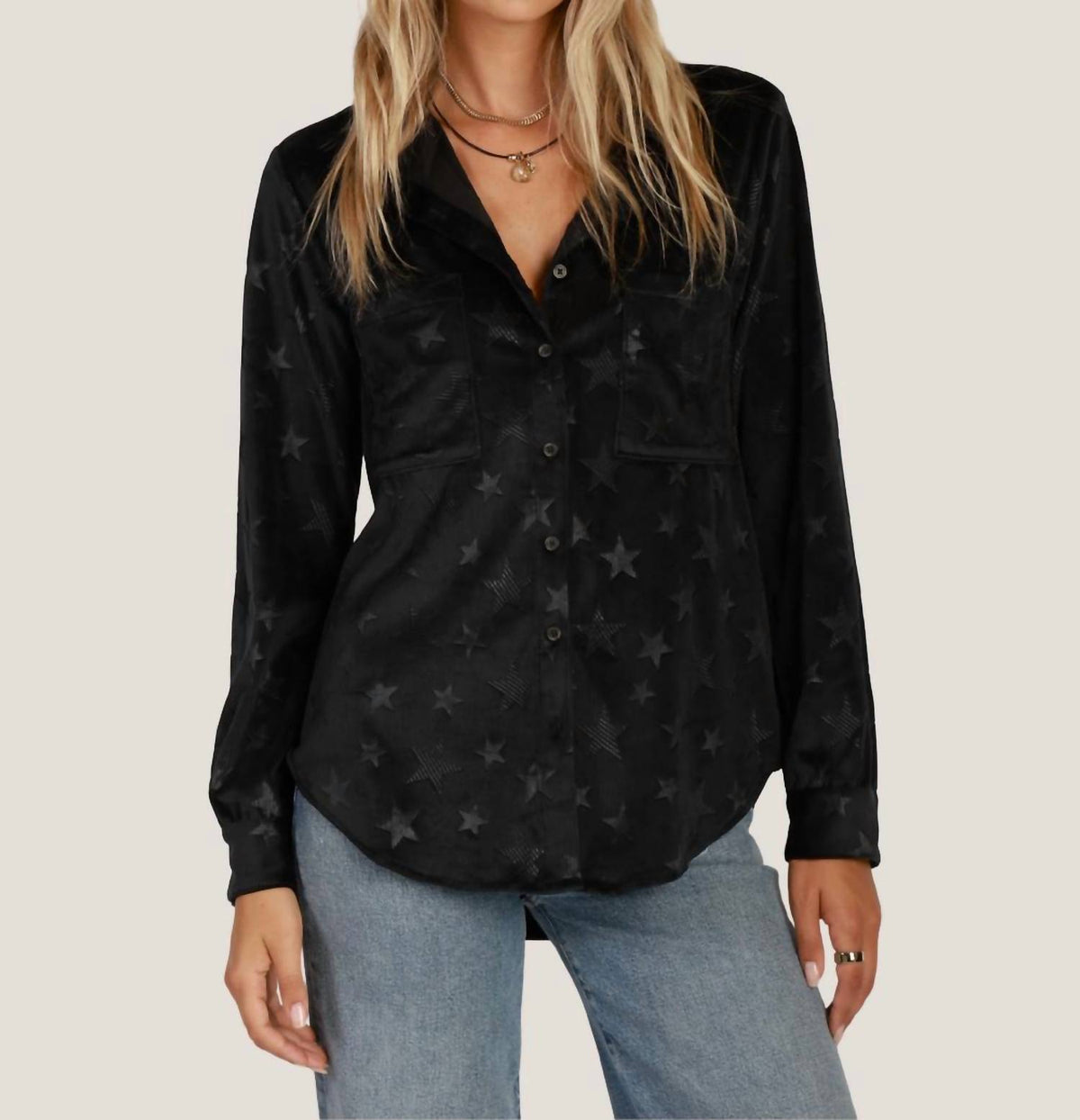 Dylan - Star Embossed Maeve Shirt