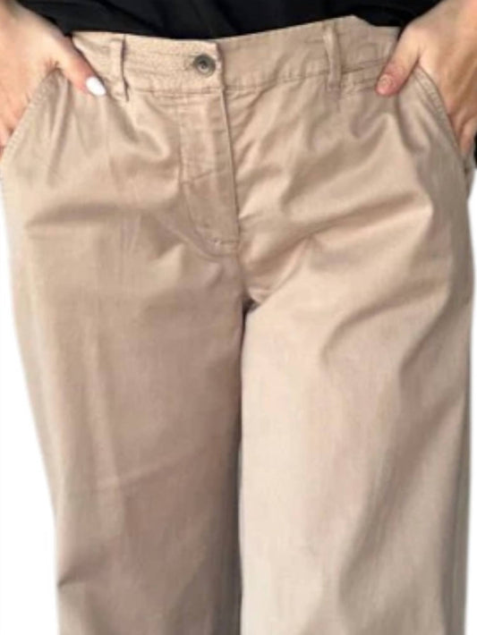 Dylan - Women's Modern Classic Pant - brown - clothing - cotton