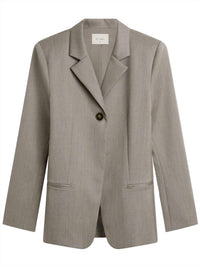 St. Agni Women's 90s Wool Blazer in doe - women's jacket - view 7