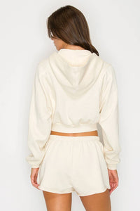 Knit Riot - Cove Crop Zip Hoodie