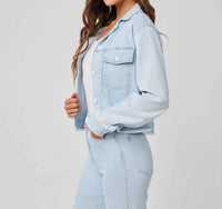 Bella Dahl - Coco Frayed Mix Denim Jacket