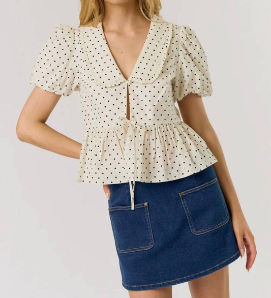 Blue Blush - Cara Top