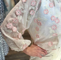 Boho Chic - Embroidered Blouse