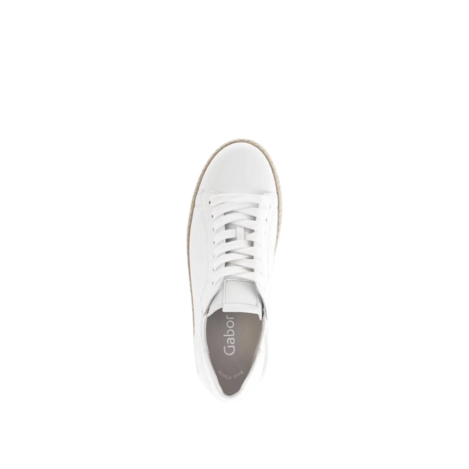 Gabor - Women's Raffia Accent Sneakers