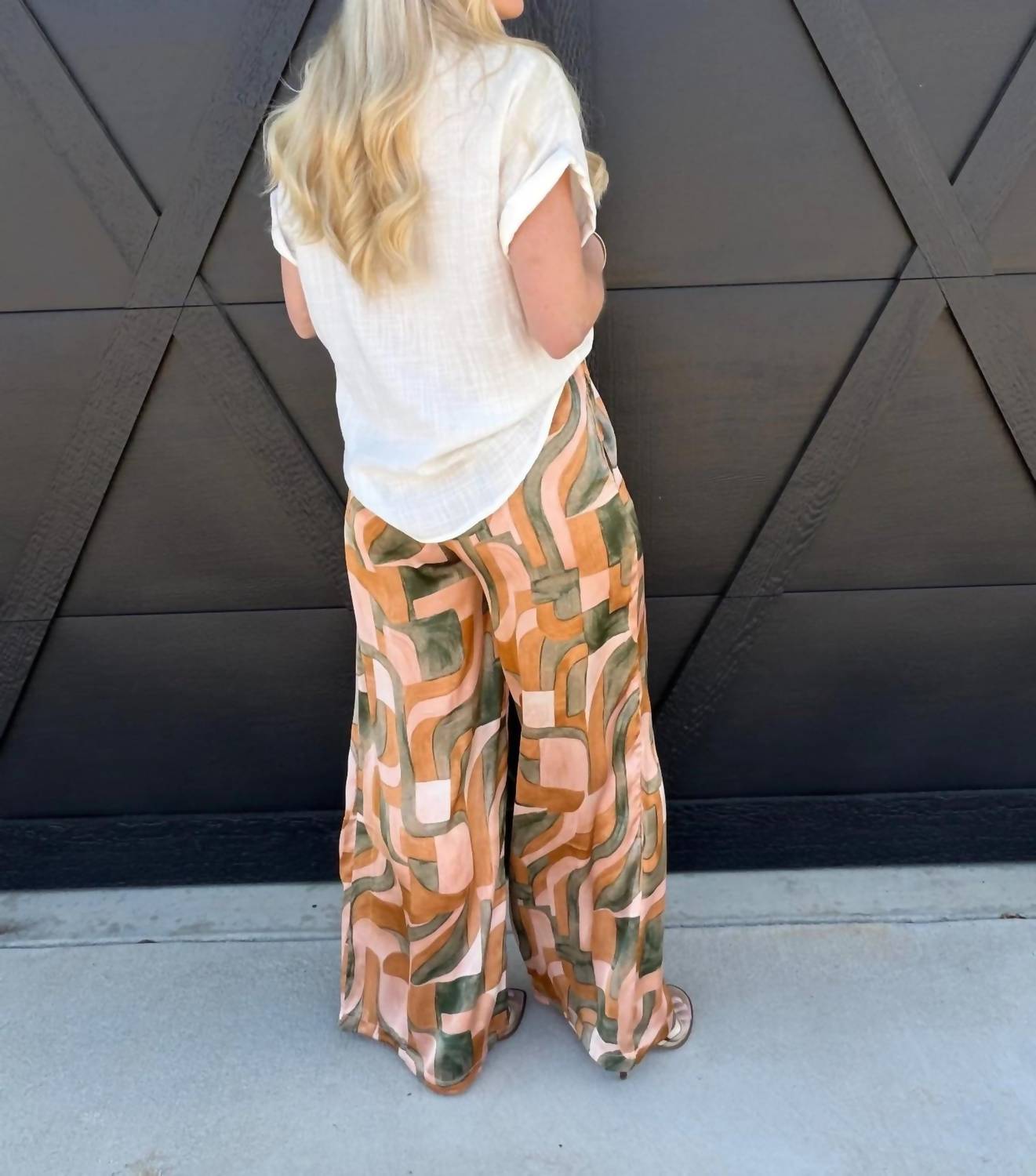 Dress Forum - Dune Deco Drawstring Wide Leg Pants