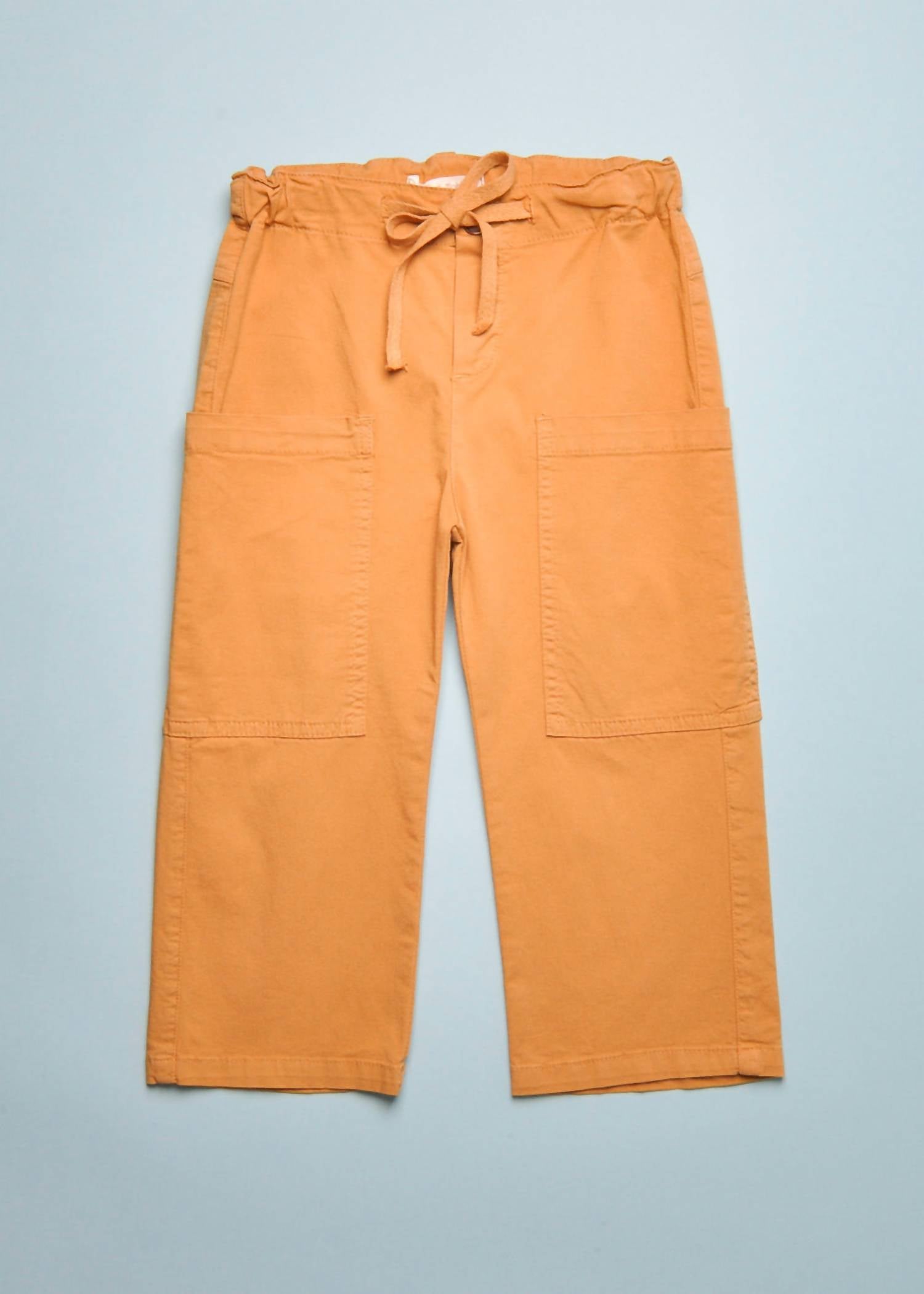 Zhoe & Tobiah Girl's Patch Pocket Trouser in honey - kids' item