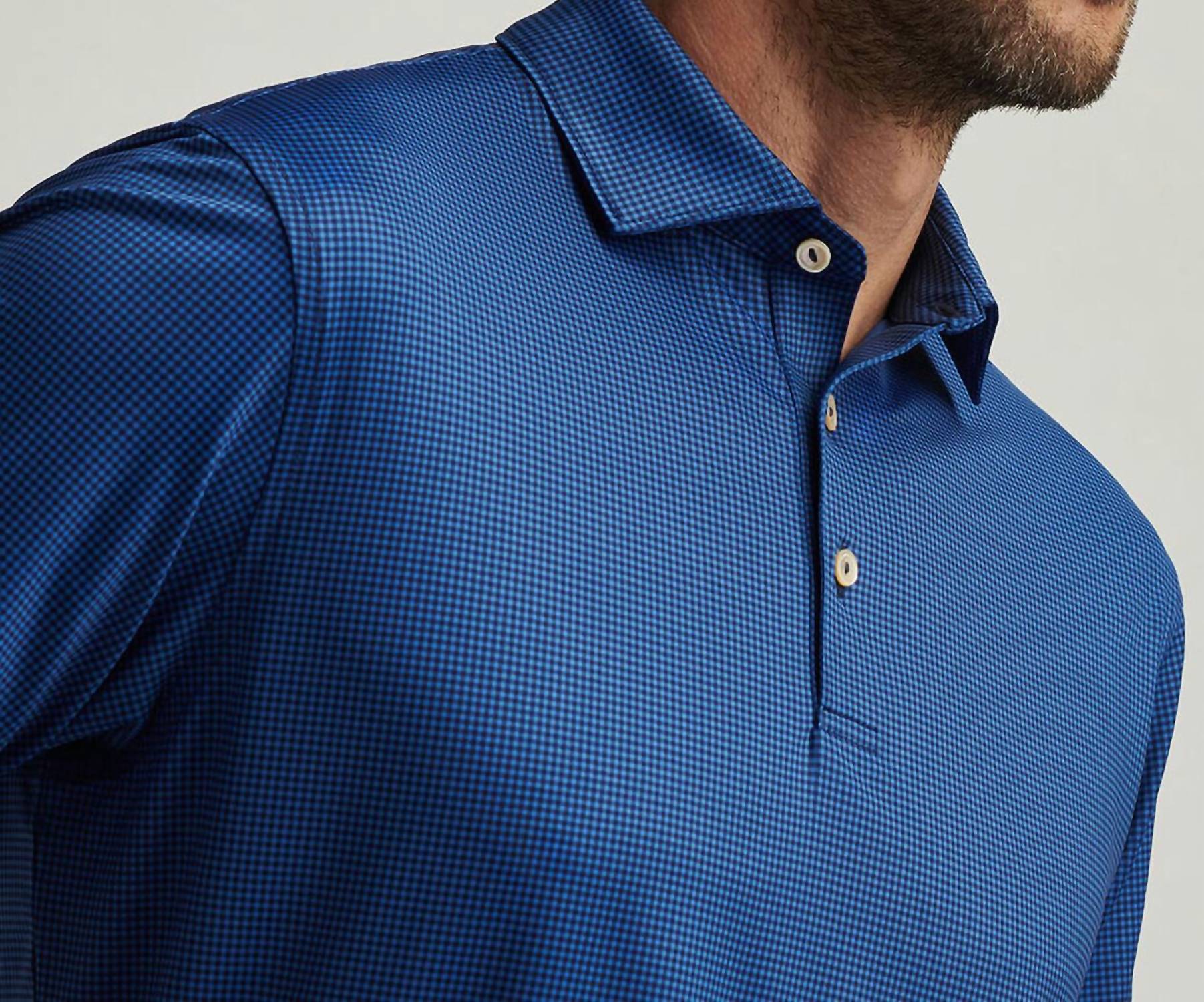 Peter Millar - Gingham Performance Jersey Polo