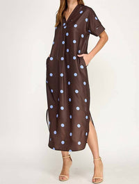 Vanilla Monkey - Penny Polka Dot Maxi Dress