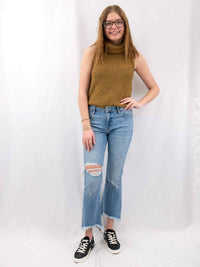 By Together - Knit Turtleneck Sleeveless Sweater
