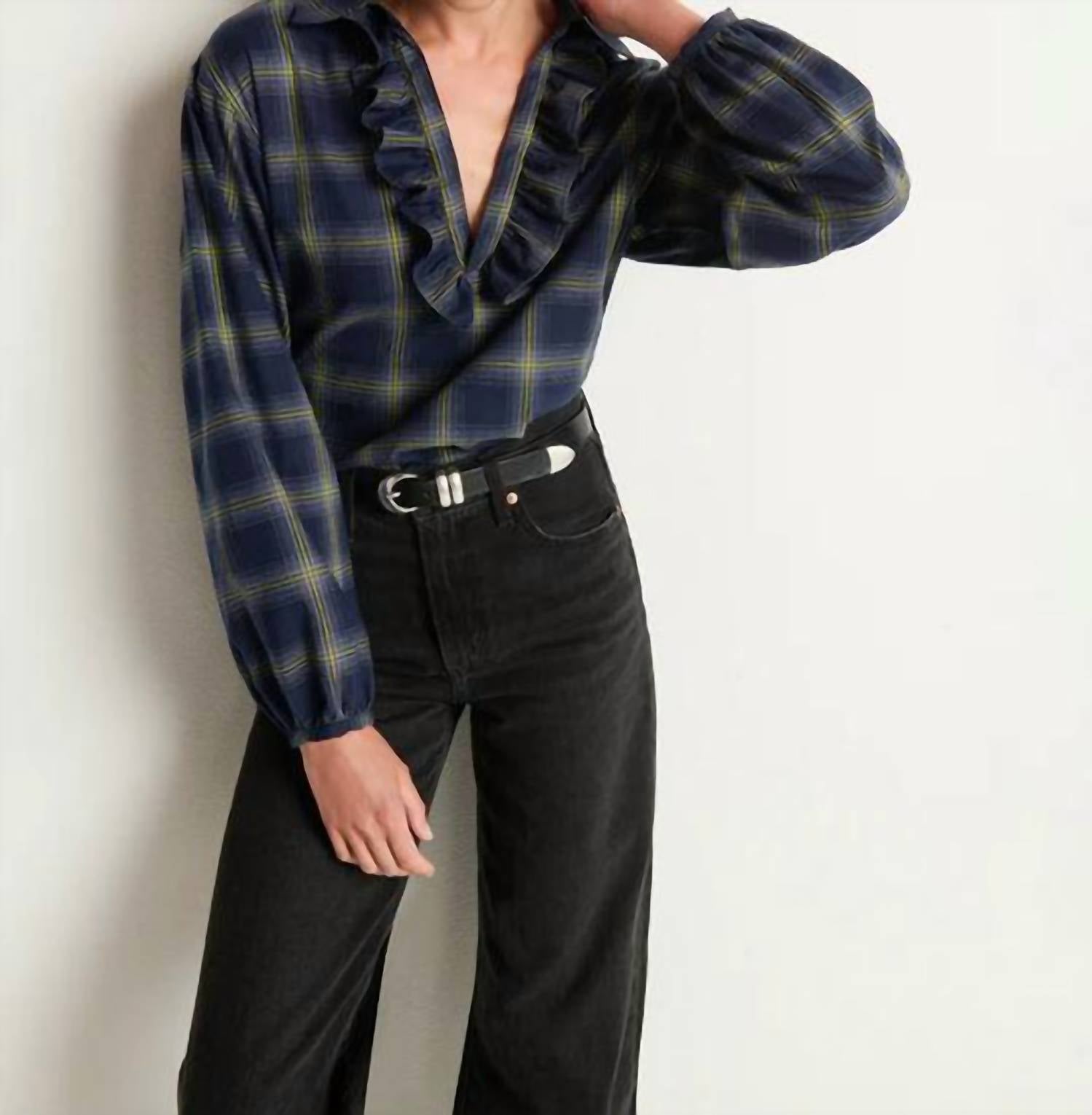 Nation Ltd - Beckett Long Sleeve Blouse