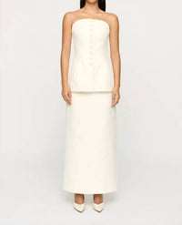 Clea - Albedo Strapless Top