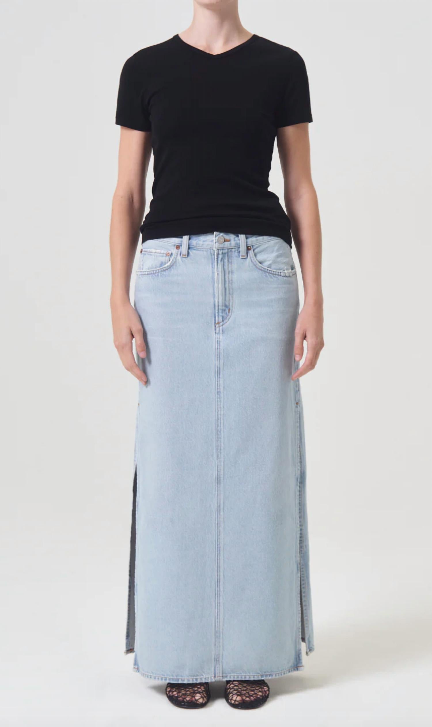 Agolde - Astrid Slice Maxi Skirt