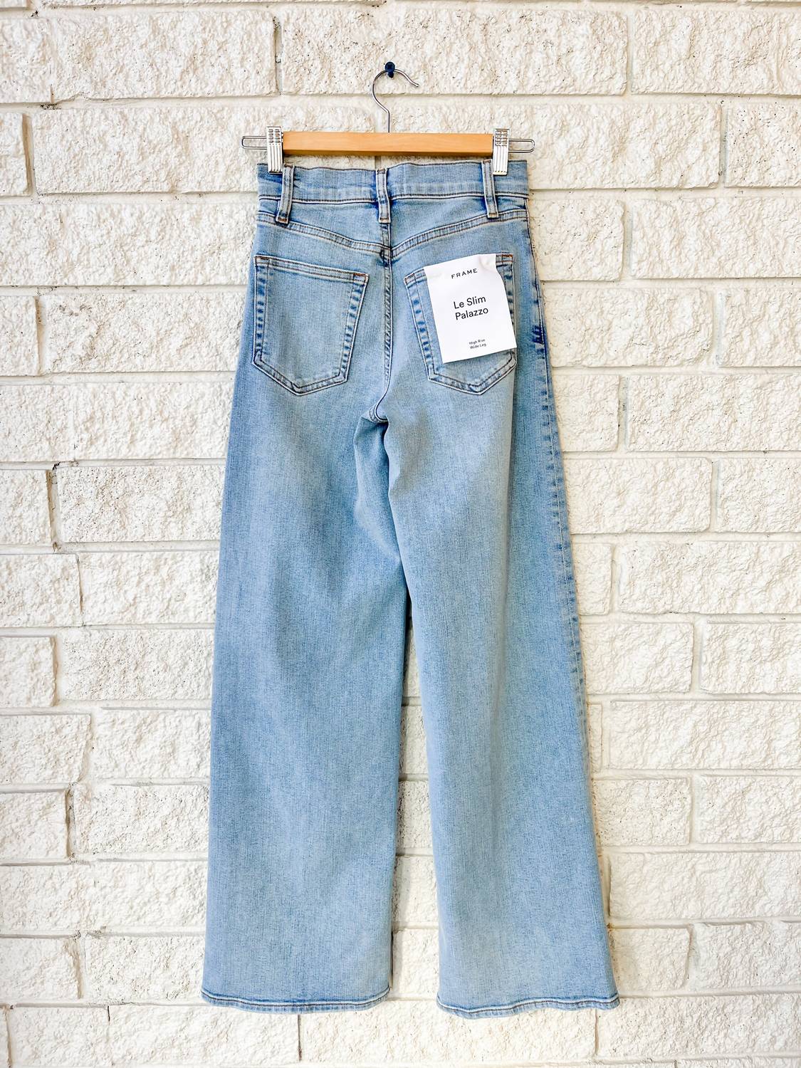 Frame - Le Slim Palazzo High Rise Jeans