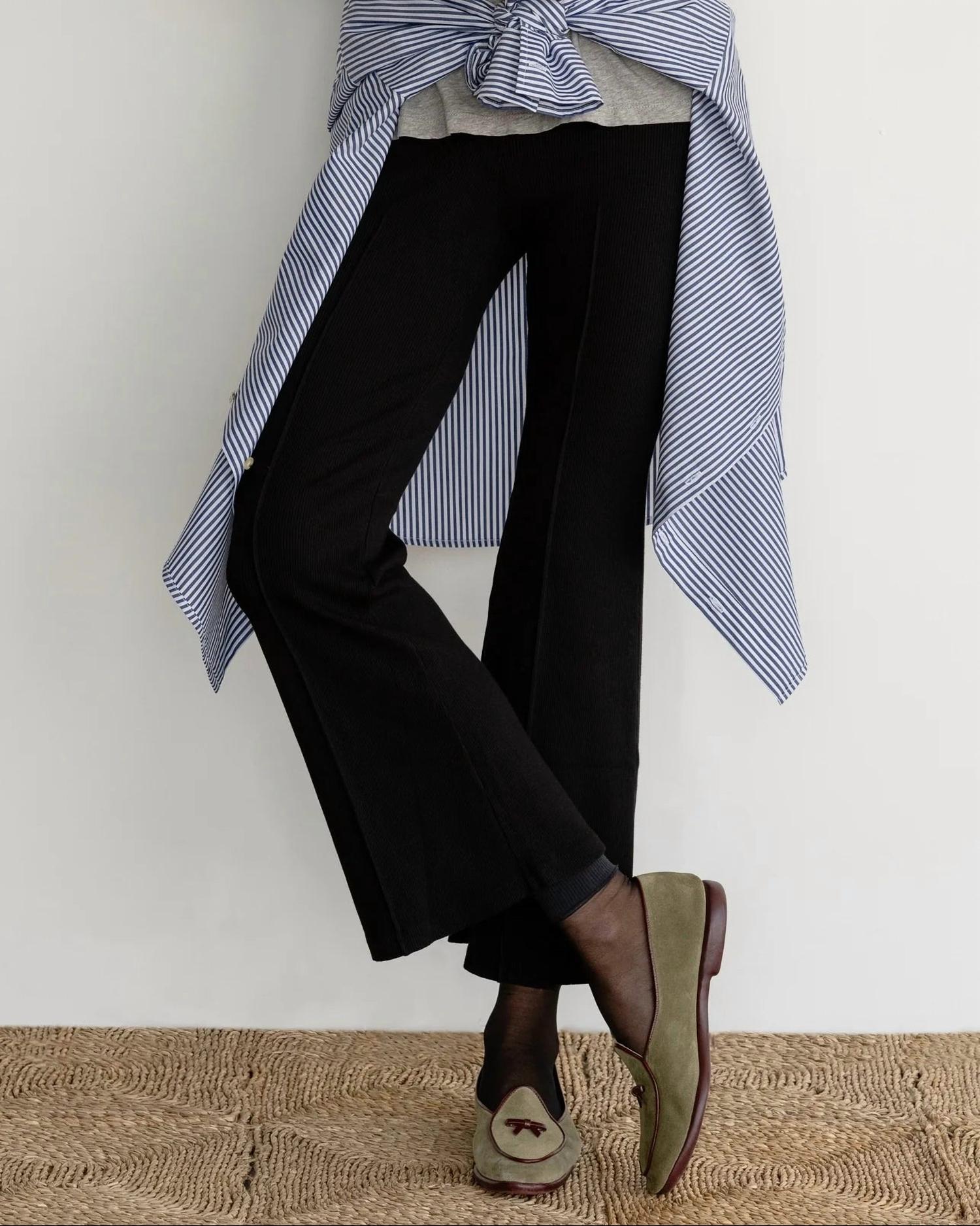 Donni. - Rib Kick Flare Pant
