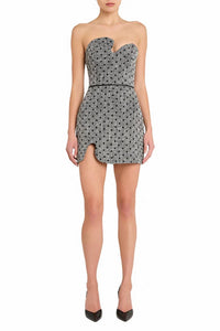 Amanda Uprichard - Puzzle Strapless Dress