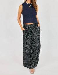 Sadie & Sage Tegan Sleeveless Sweater in navy - women's sweater - view 5