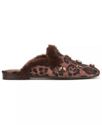 Circus by Sam Edelman Women's Tillie Cozy Mule in brown leopard - women's shoe - detail view