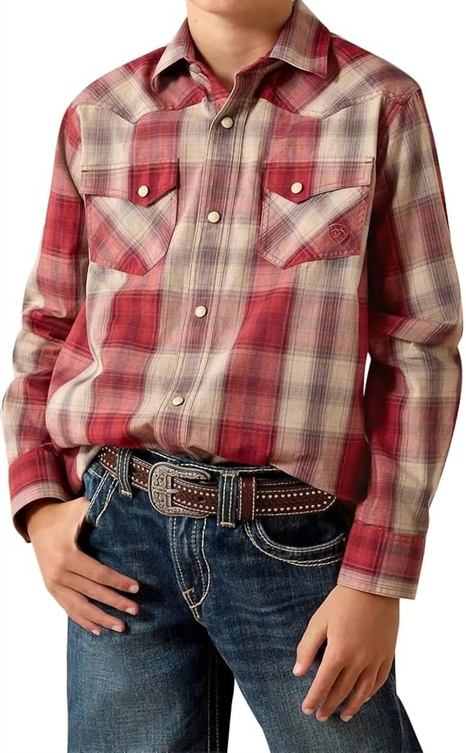 Ariat - Boy's Retro Heathcliff Snap Shirt