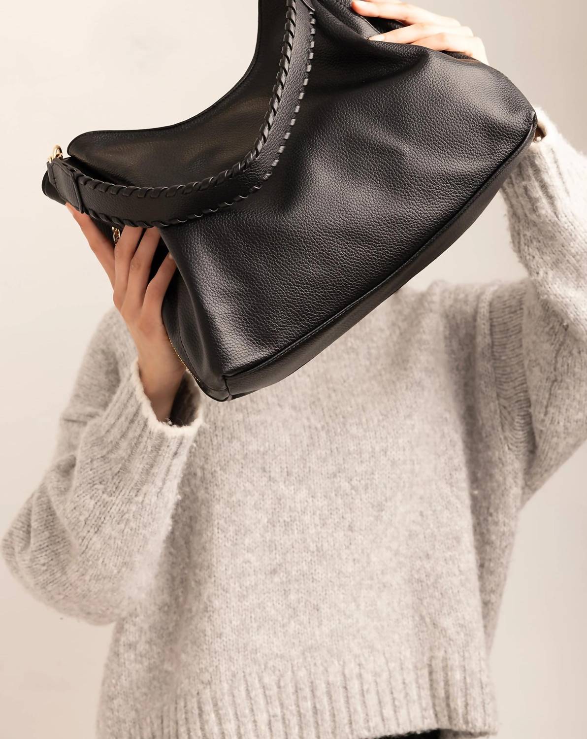 Jen & Co. - Grace Vegan Whipstitch Tote Bag