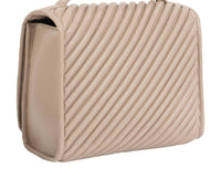 Joan & David - Women's Large Diagonal Quilted Hanging Toiletry Case