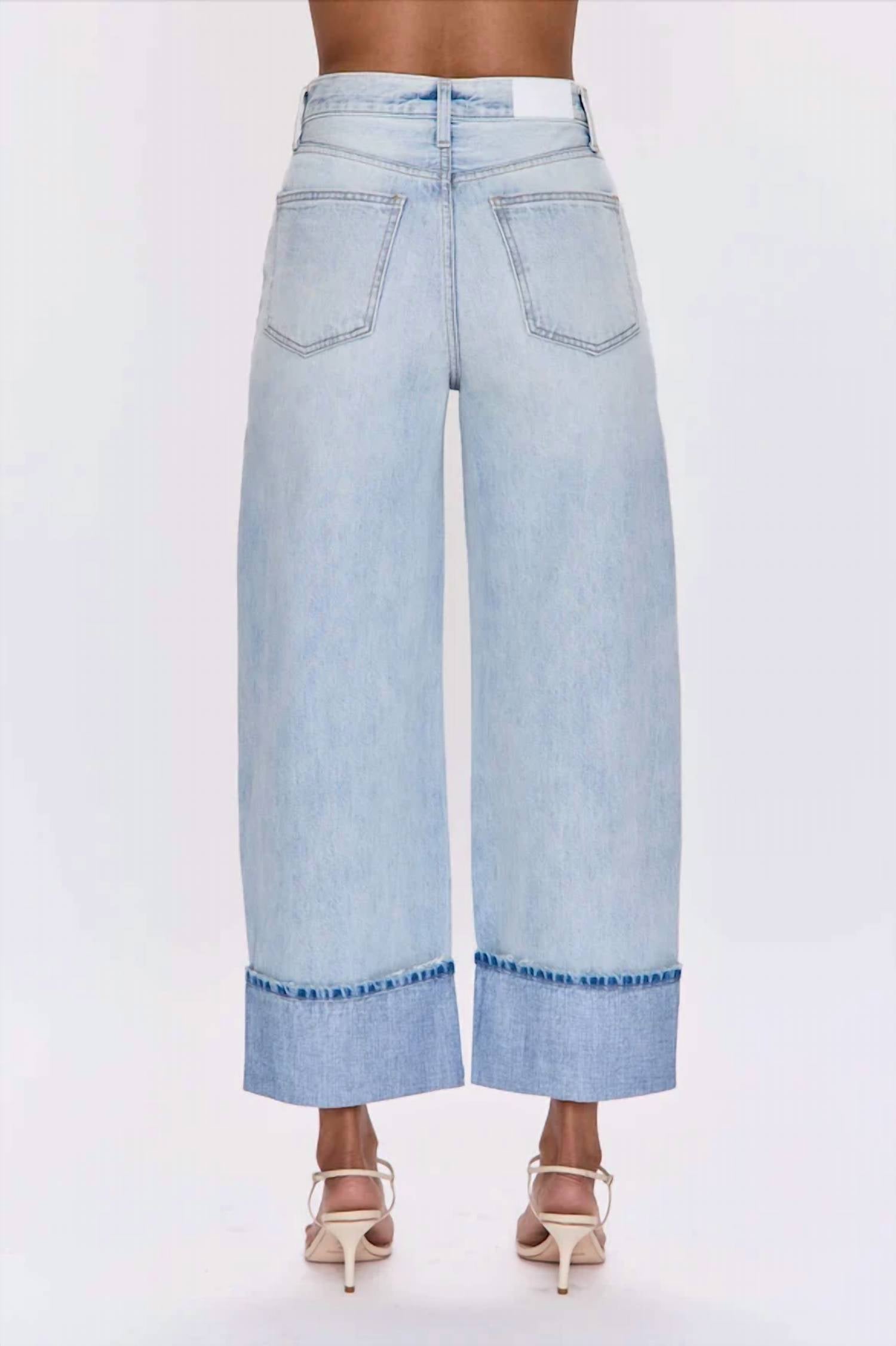 Pistola - Ryder High Rise Cuffed Straight Jeans