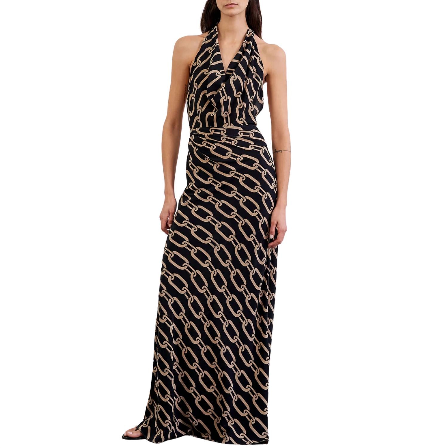 Nili Lotan - Alba Halterneck Dress