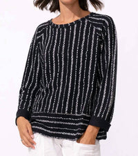 Escape By Habitat - Driftwood Stripe Lookout Pullover Sweatshirt