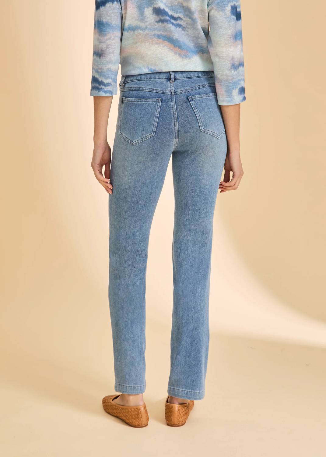 Fdj - Pull-on Straight Leg Jeans