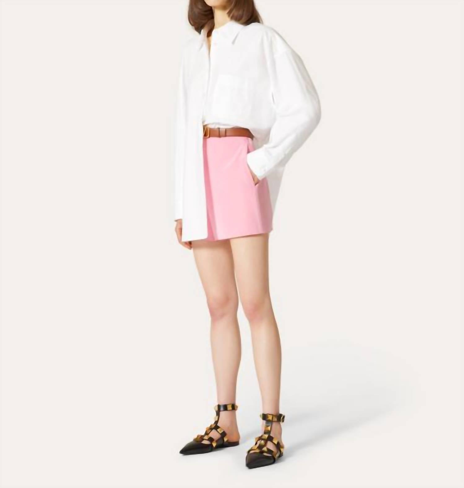 Valentino - Stretch Crepe Couture Shorts