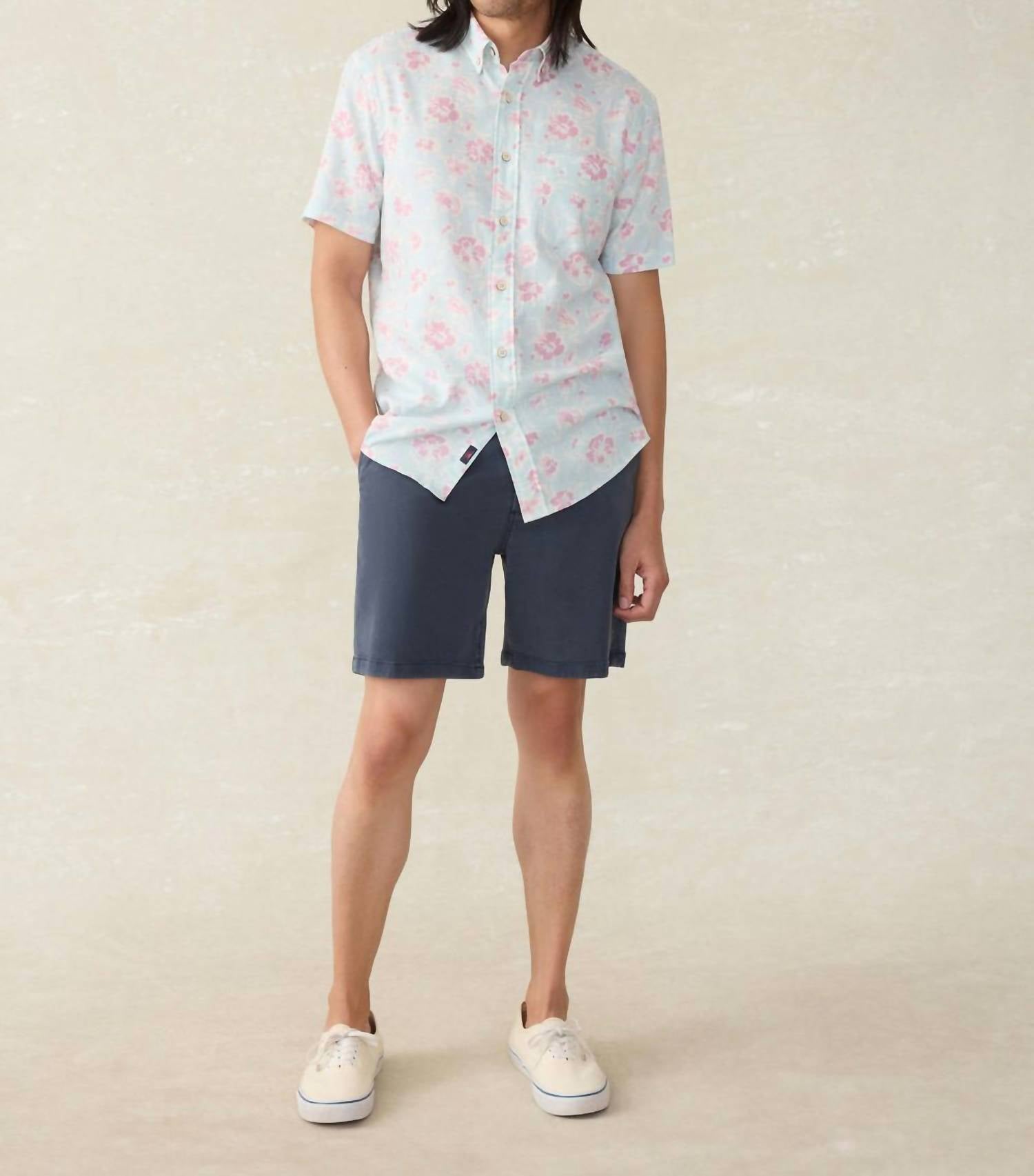 Faherty - Short Sleeve Breeze Shirt