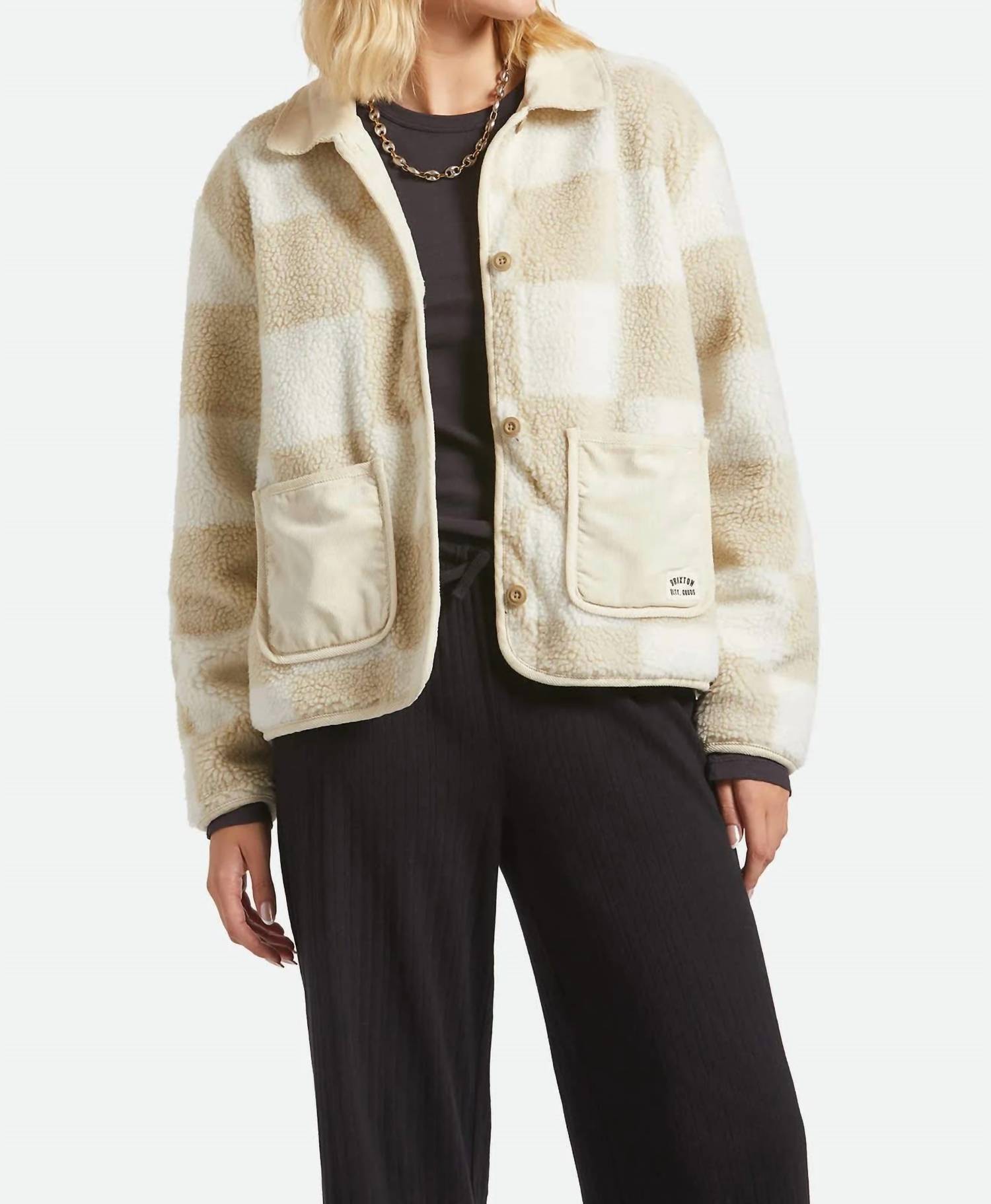 Brixton - Delilah Long Sleeve Sherpa Jacket