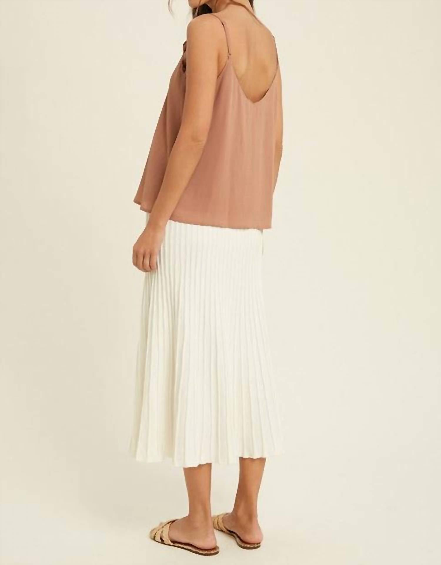 Ruffle Detail Cami Top