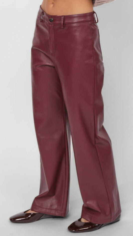 Sadie & Sage - Night Vision Faux Leather Pants