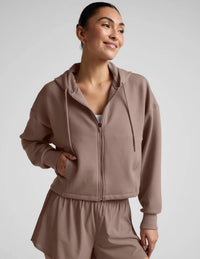 Beyond Yoga - Softspring Full Zip Hooded Jacket
