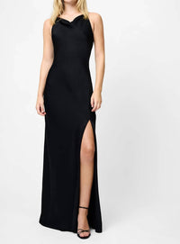 French Connection - Ennis Satin Cowl Neck Maxi Dress