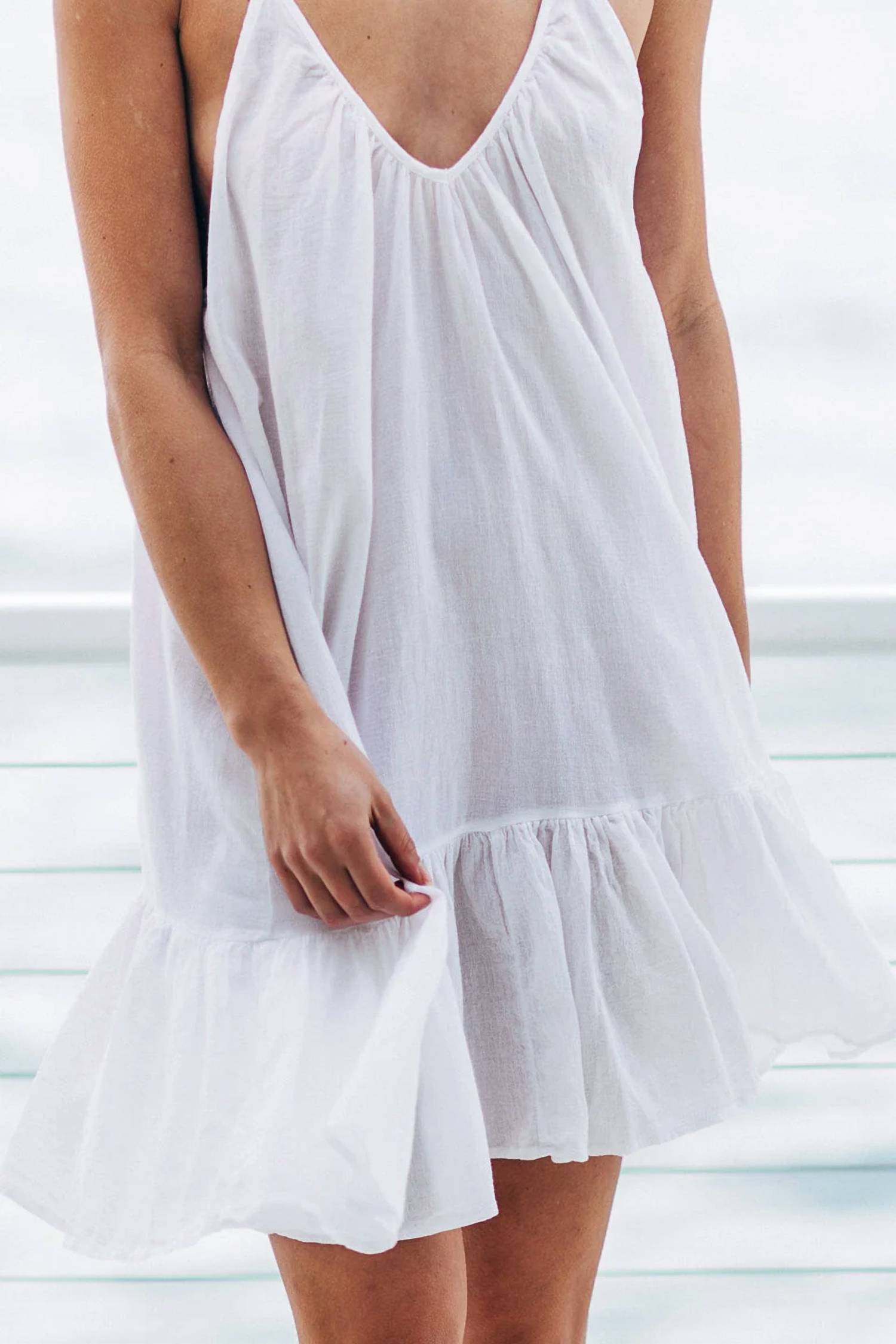 9Seed - St. Tropez Ruffle Mini Dress