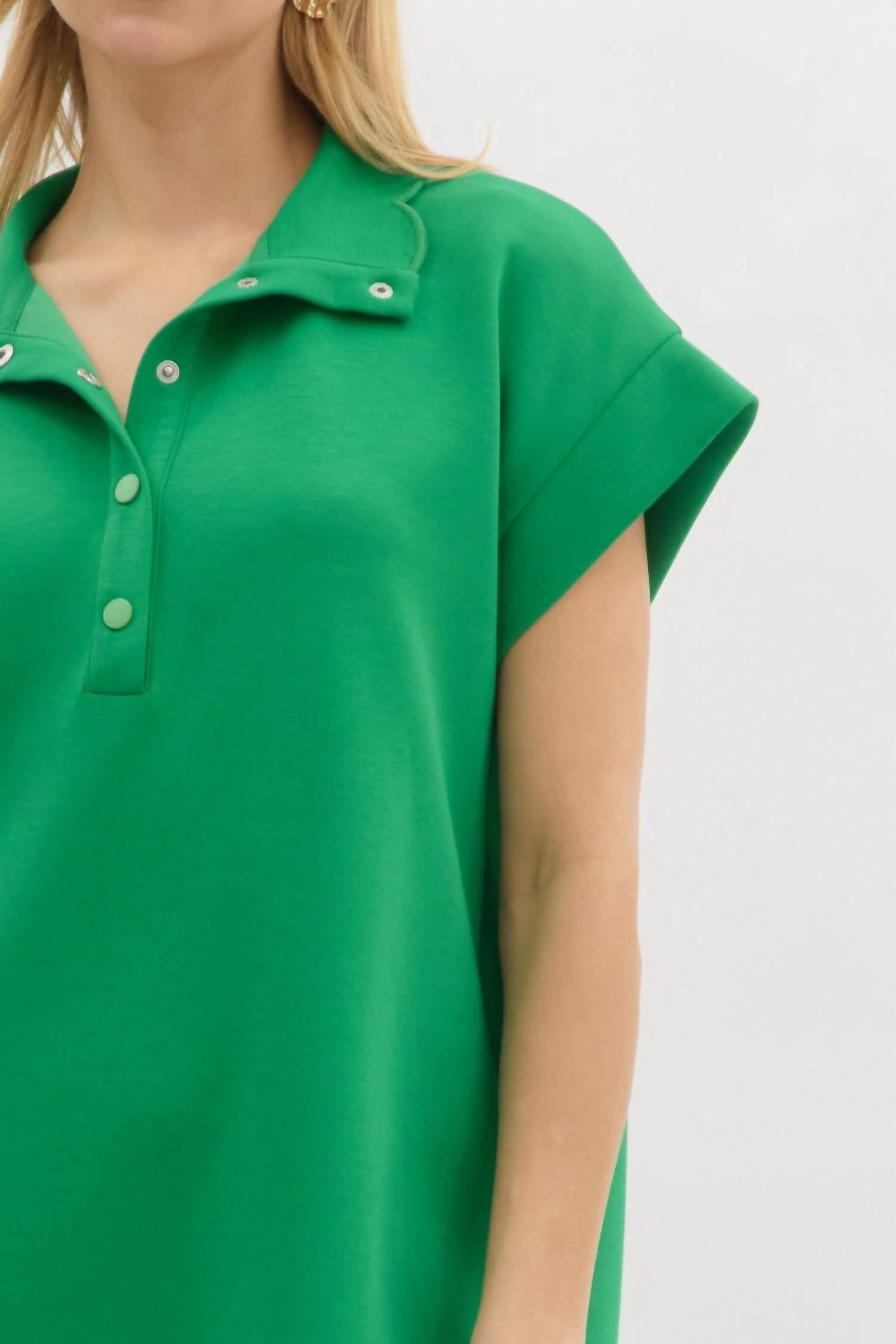 entro Time of Day Dress in green - women's dress - view 6