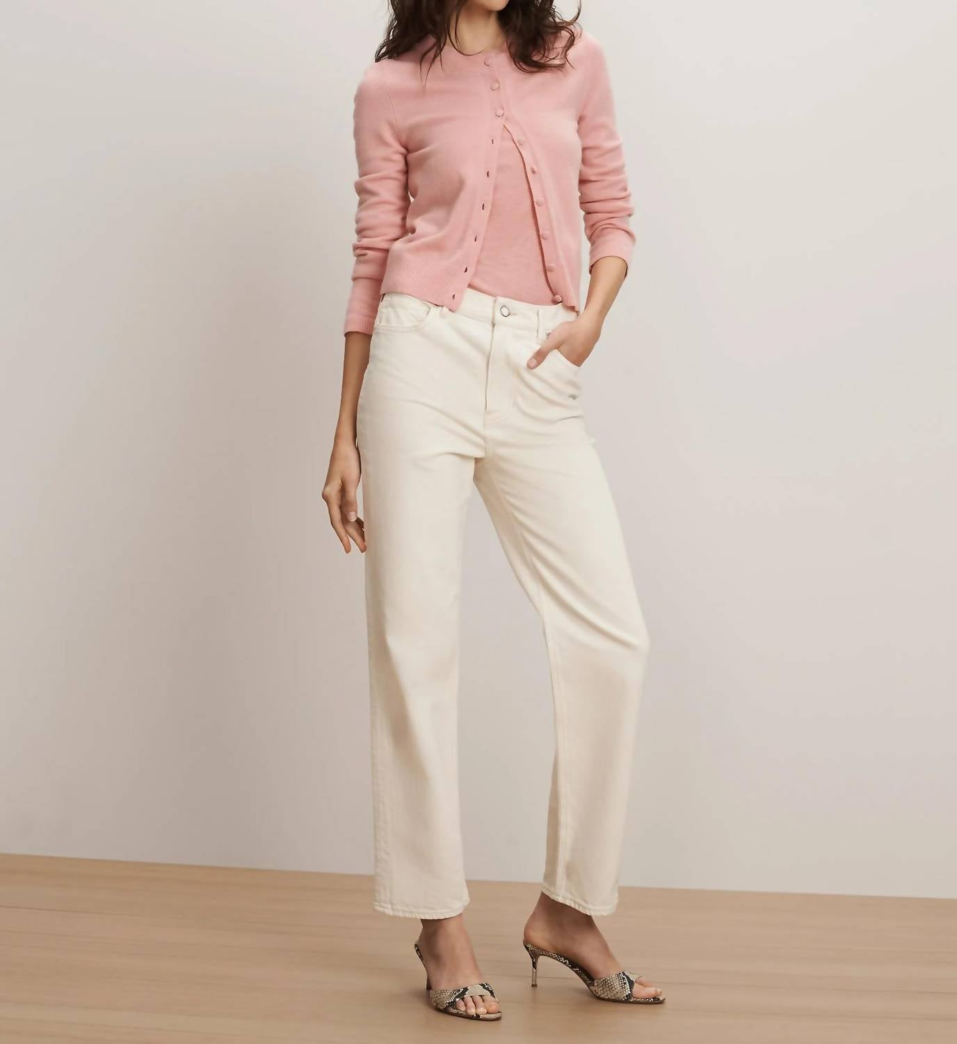 Veronica Beard - Leah Mid Rise Straight Leg Jeans