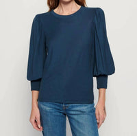 Nation Ltd - Loren Smocked Peasant Tee