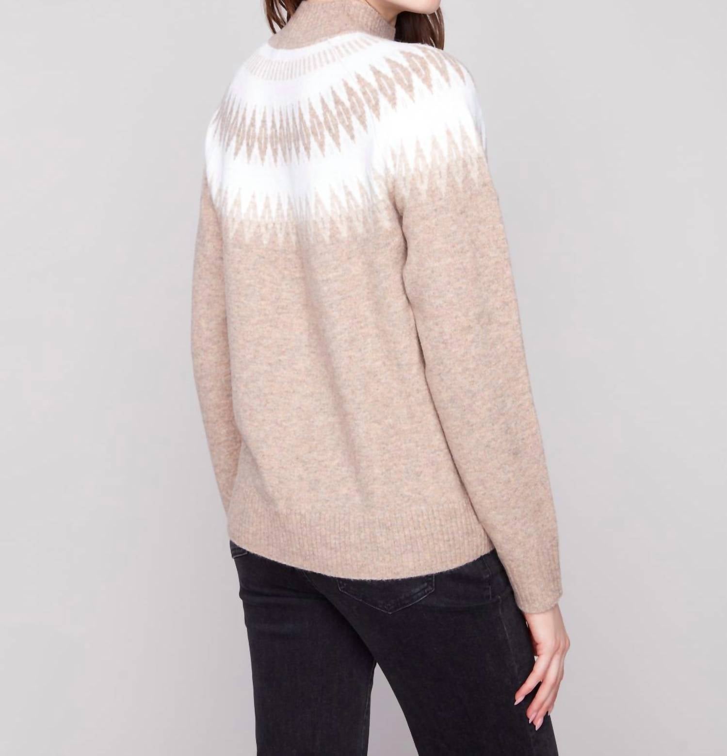 Charlie B - Mock Neck Sweater