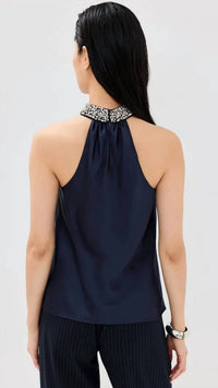 Simkhai - Navi Embellished Satin Top