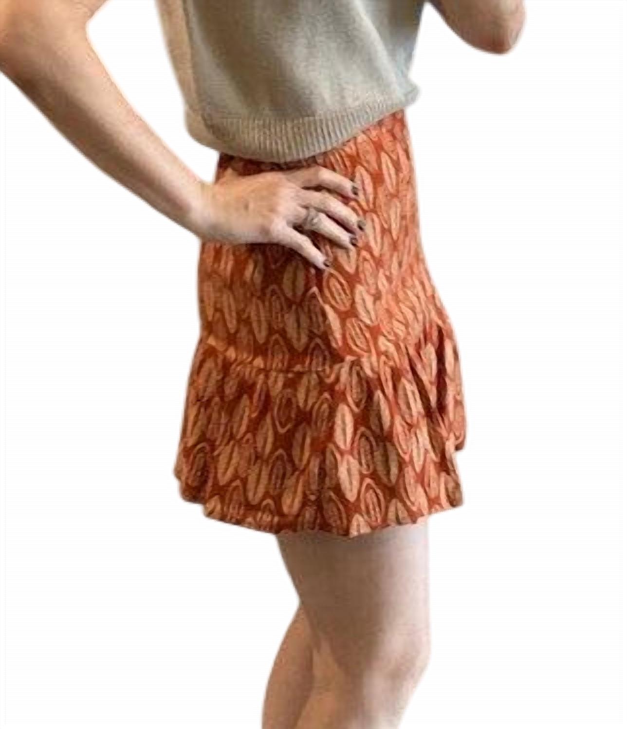 Osamore - Printed Ruffle Skirt