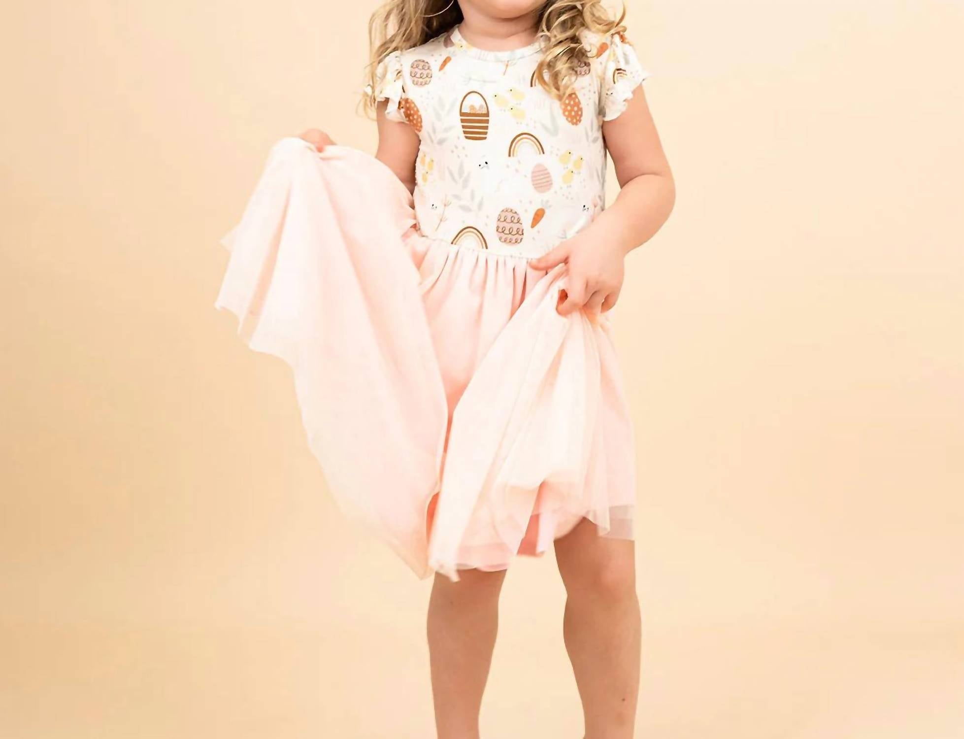 Emerson And Friends - Hop To It Easter Tulle Twirl Dress